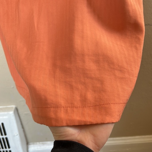 NWT - Orange NSR Smocked Sleeveless Midi Sundress - Sz Small - Picture 10 of 16